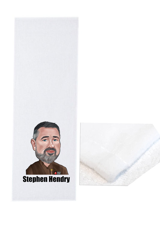 Snookers Stephen Hendry Sports Towels-Sports Towels #caricatures #aswideastheclyde