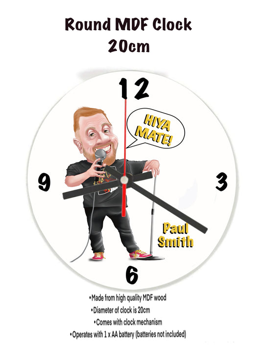 Comedian Paul Smith Clocks