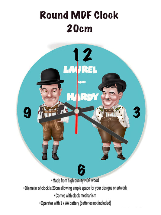 Laurel And Hardy Clocks Stan And Oliver