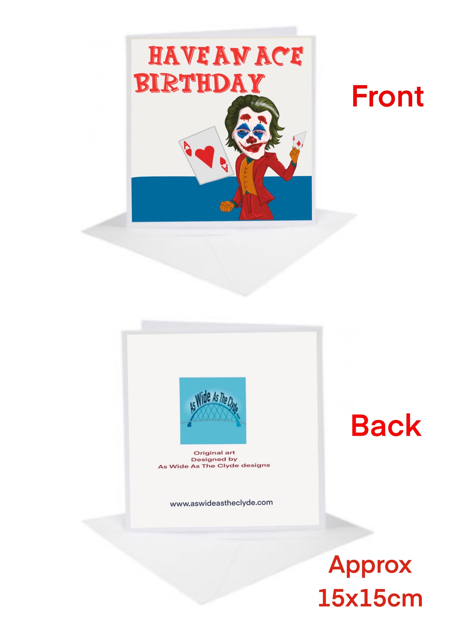 Ace Joker Birthday Cards-Cards