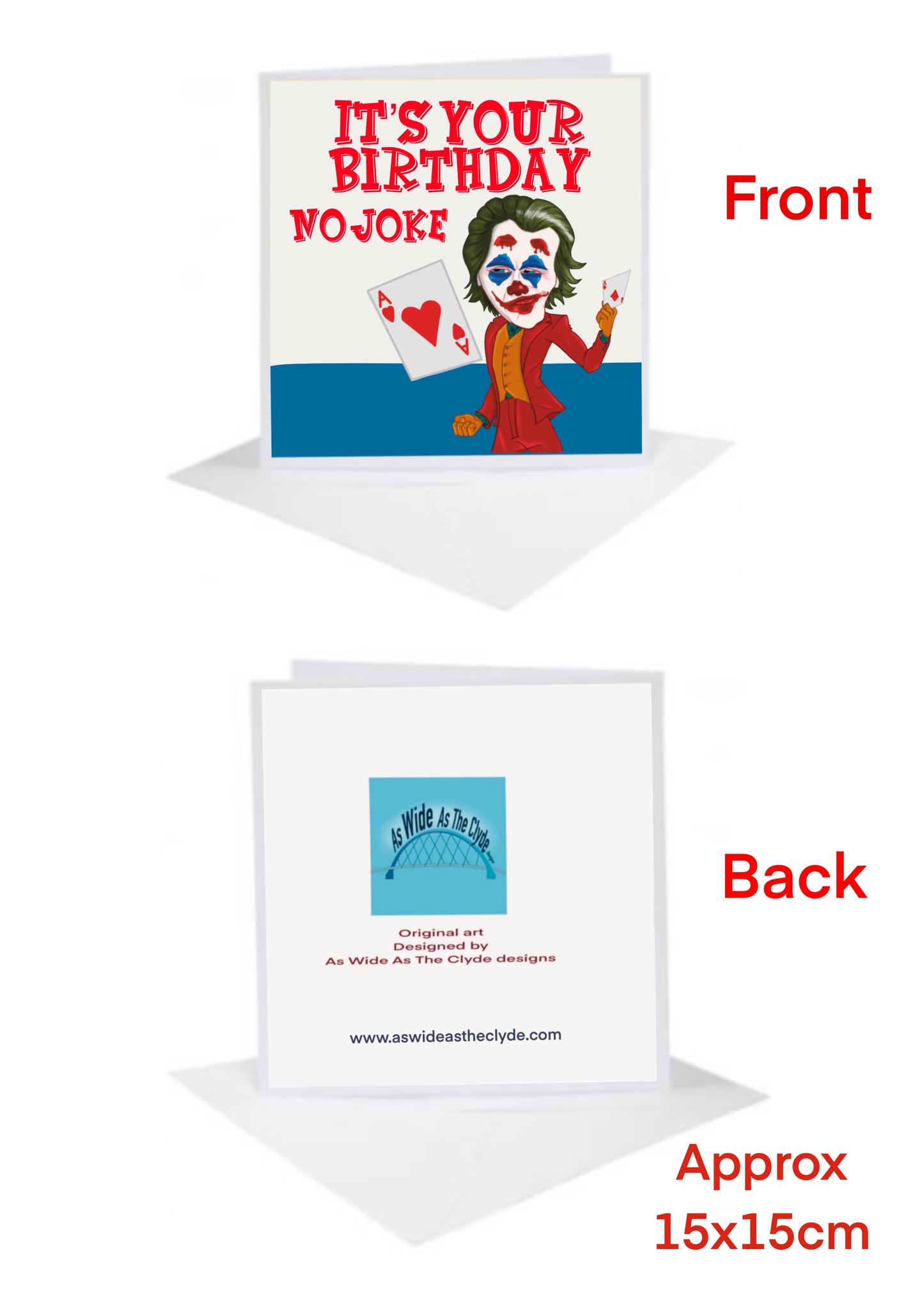 No Joke Joker Birthday Cards-Cards