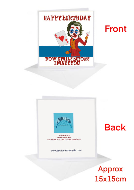 Smile Joker Birthday Cards-Cards