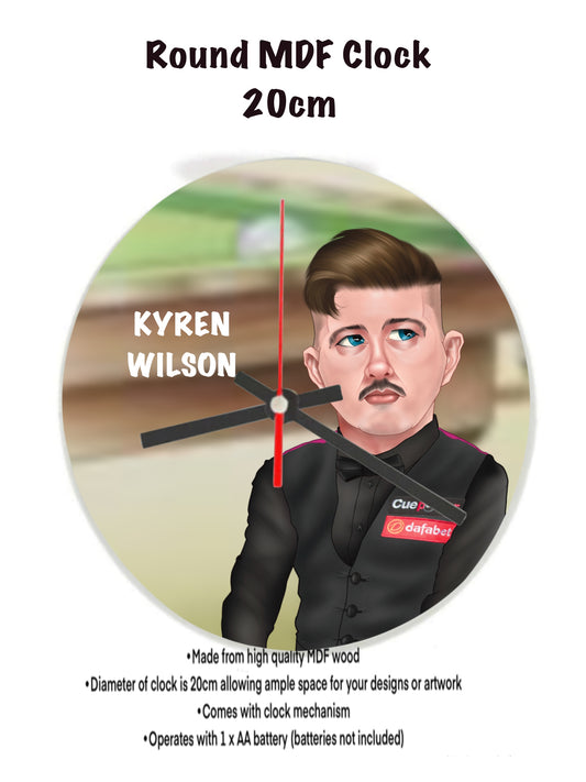 Kyren Wilson Snooker Clocks
