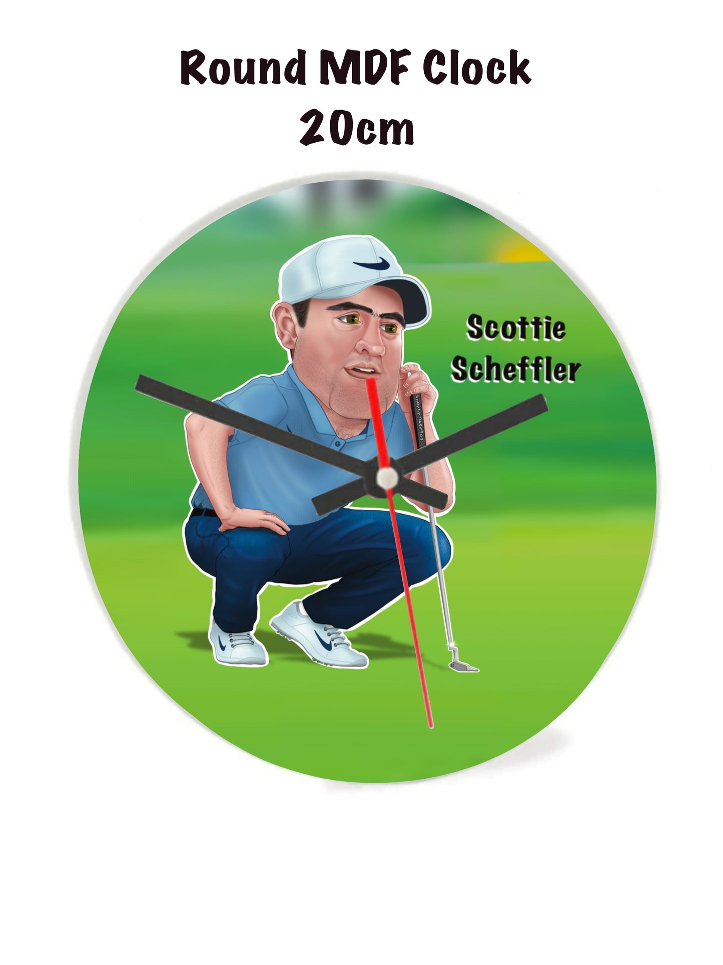 Golfer Scottie Scheffler Clocks golf