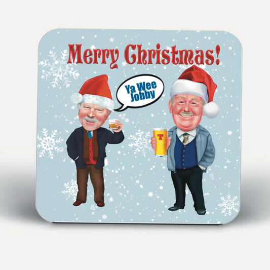 4 x still game inspired Christmas coasters-coasters