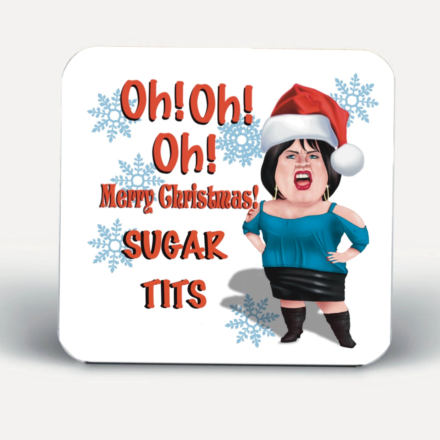 4 x Gavin and Stacey inspired Christmas coasters-coasters nessa