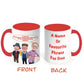 2 auld pals celebrating matching Mugs and Coasters Auld Pal coaster is FREE