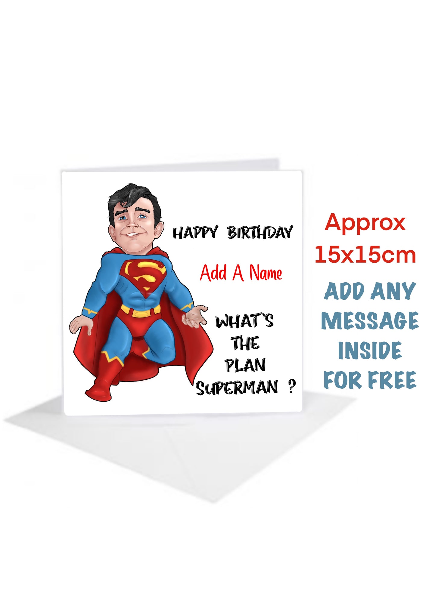 Happy Birthday Cards what’s the plan superman