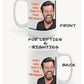 Set of 4 Ricky Gervais Mugs-Mugs