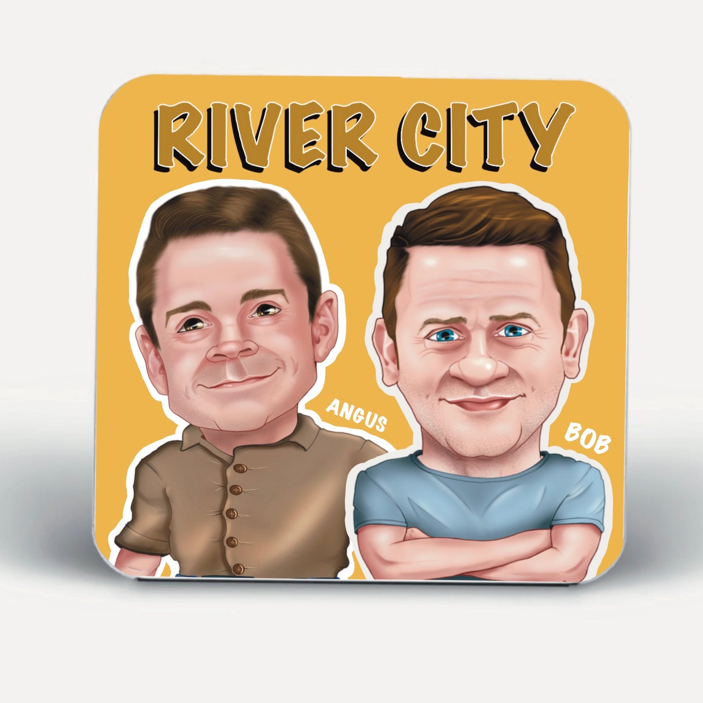 River City inspired Angus Bob coasters-coasters
