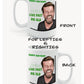 Set of 4 Ricky Gervais Mugs-Mugs