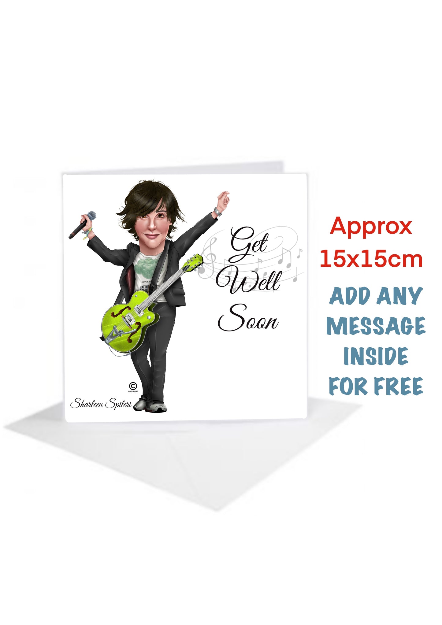 Sharleen Spiteri Celebration Cards Create Your Own get well soon card