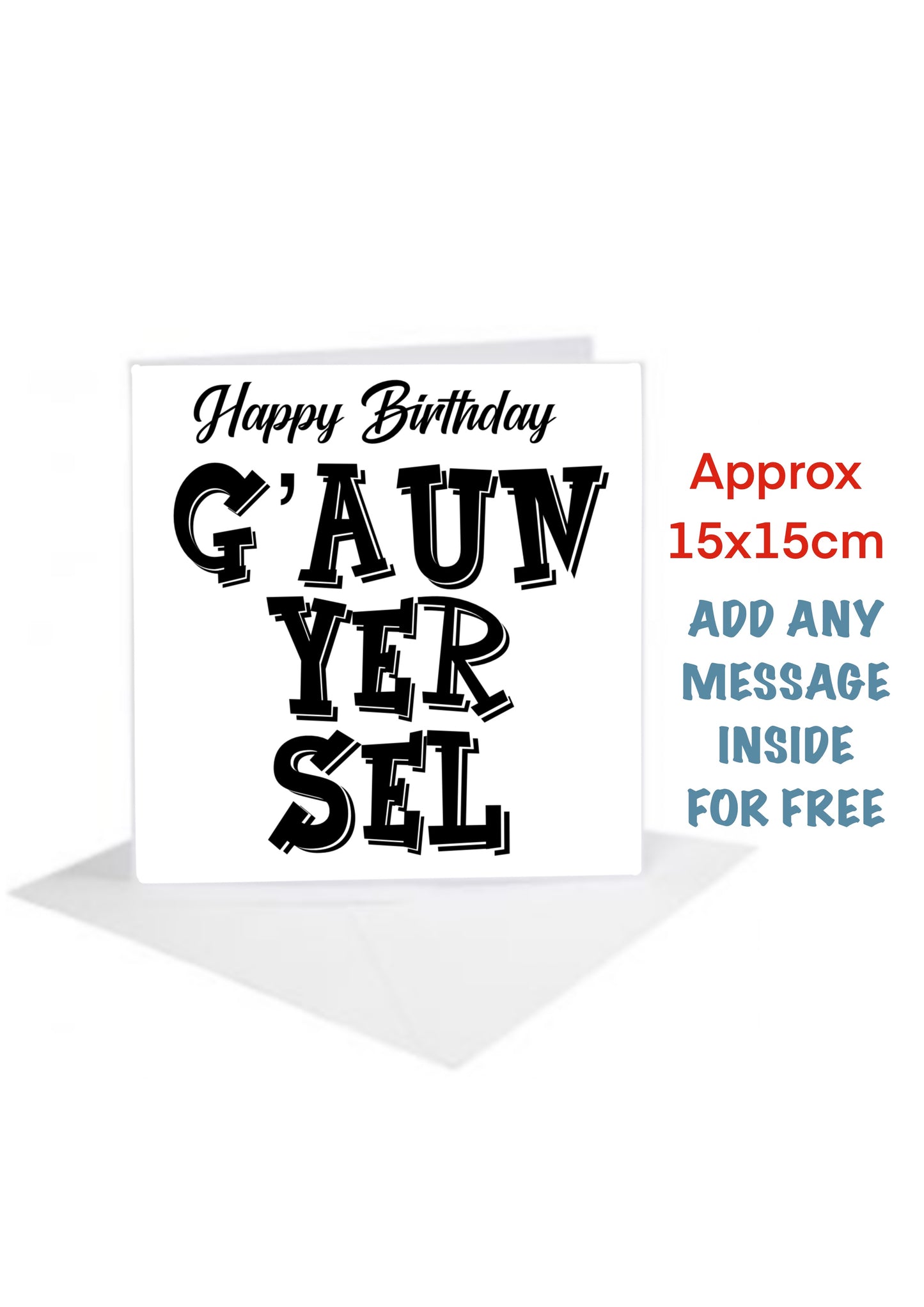 Happy Birthday Cards Scottish Slang Gaun yer sel