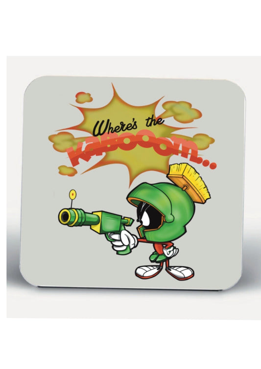 Chibi Marvin the Martian inspired coasters-coasters