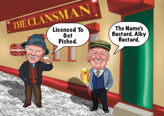 Still Game A4 Prints-Prints Auld Pals comical phrases and comments