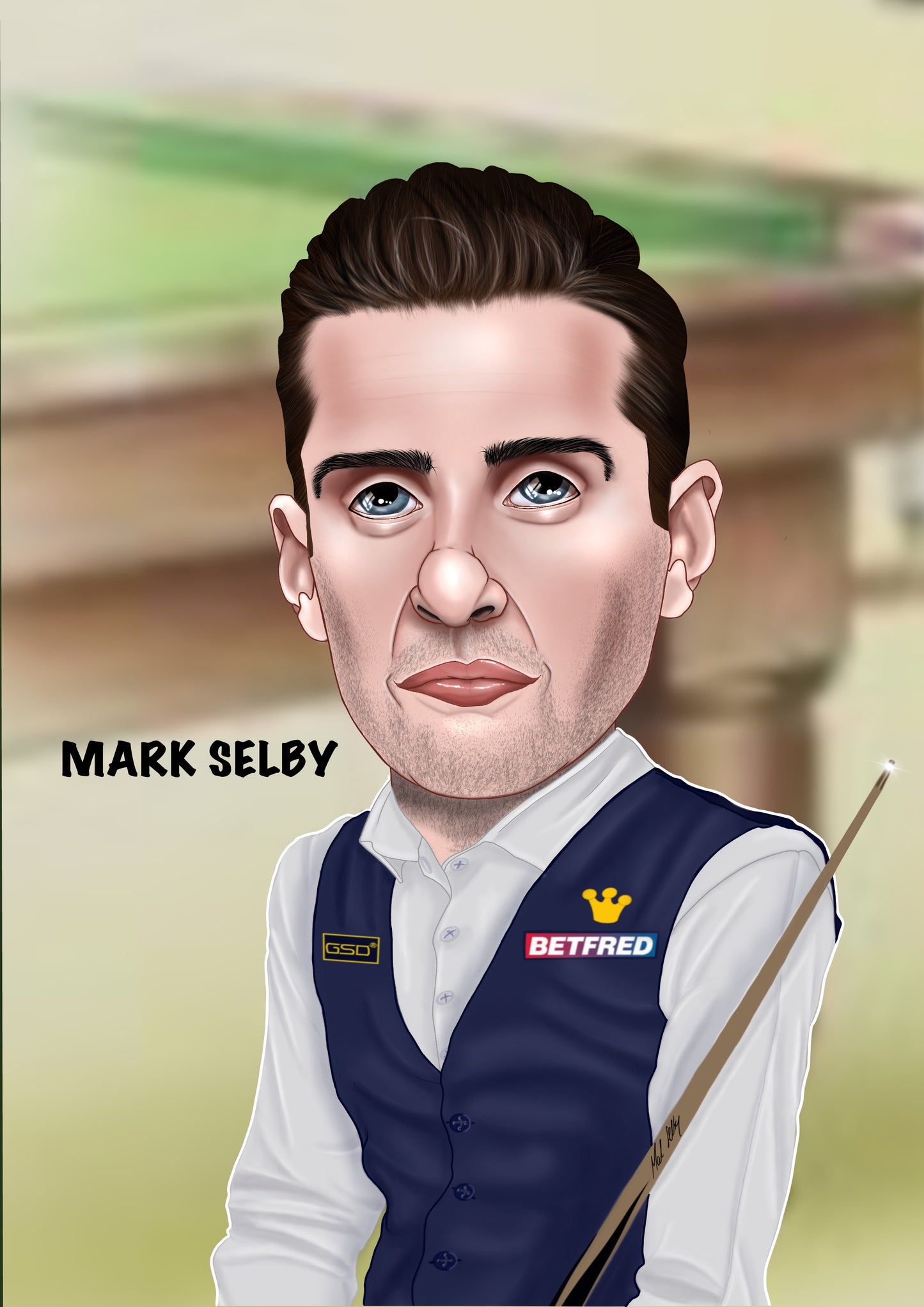 A4 snooker Mark Selby Prints-Prints