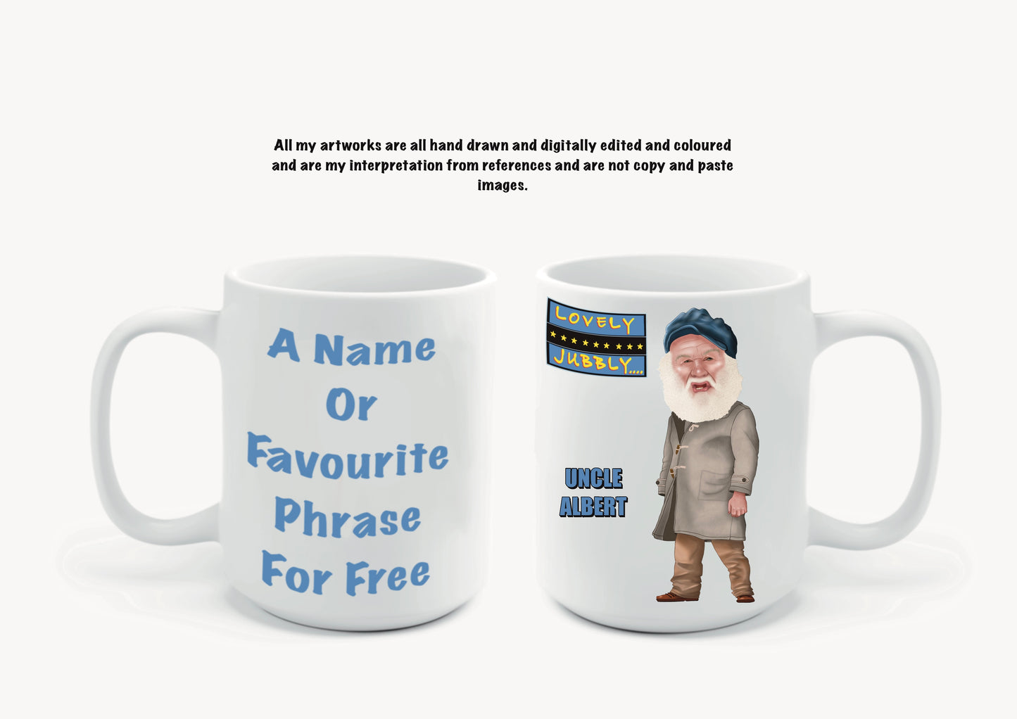 Only Fools And Horses 10oz Mugs add a name for free the trotters