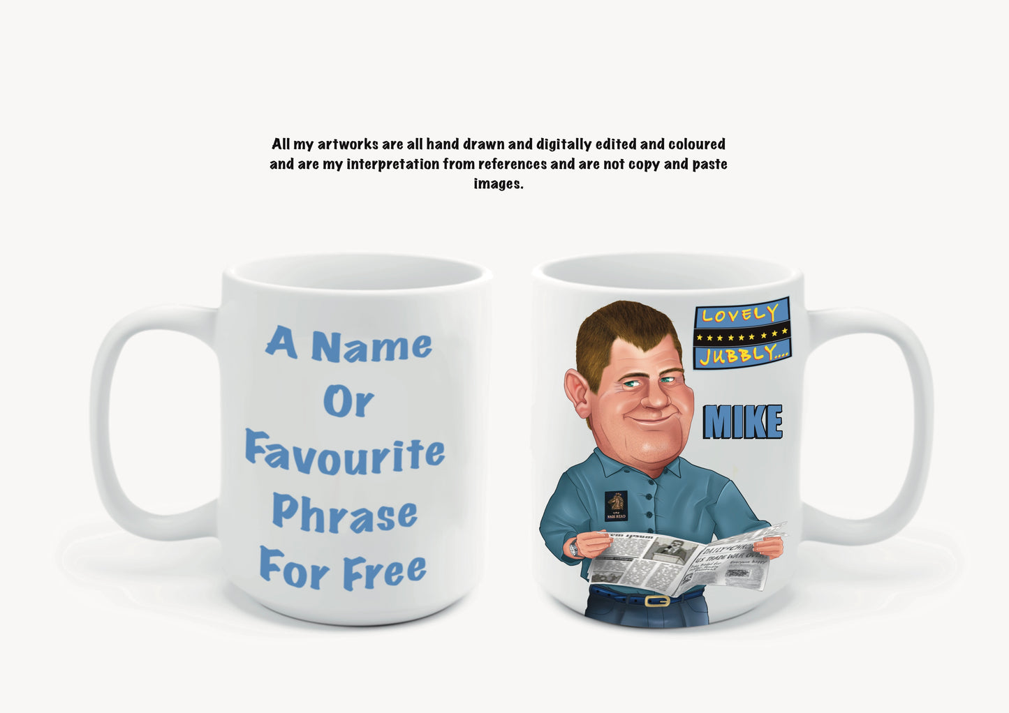 Only Fools And Horses 10oz Mugs add a name for free the trotters