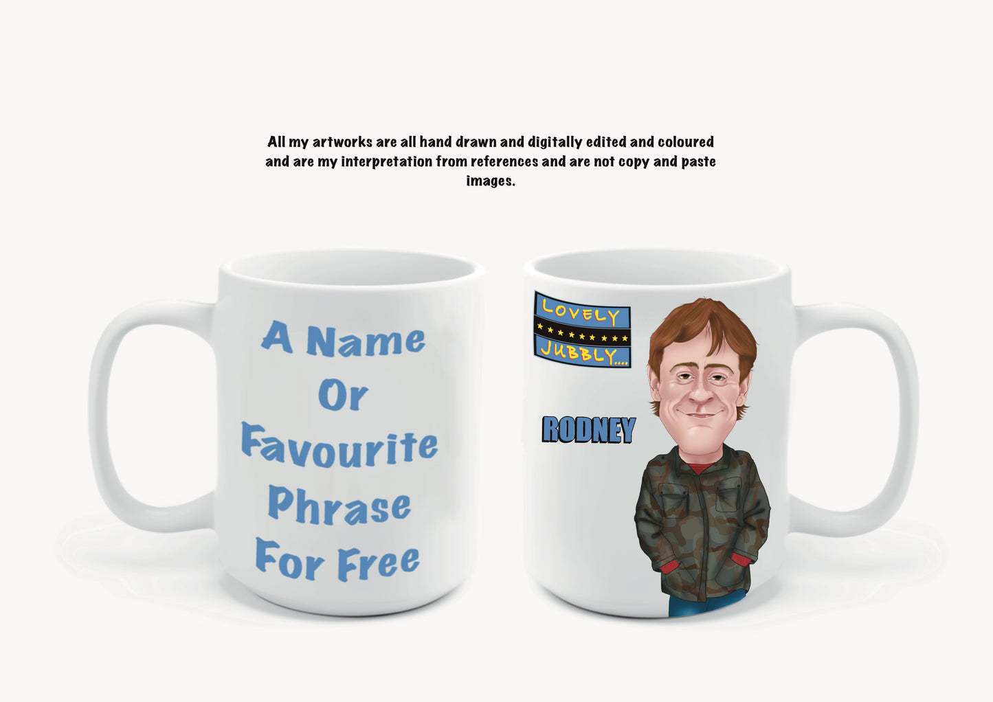 Only Fools And Horses 10oz Mugs add a name for free the trotters