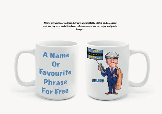 Only Fools And Horses 10oz Mugs add a name for free the trotters