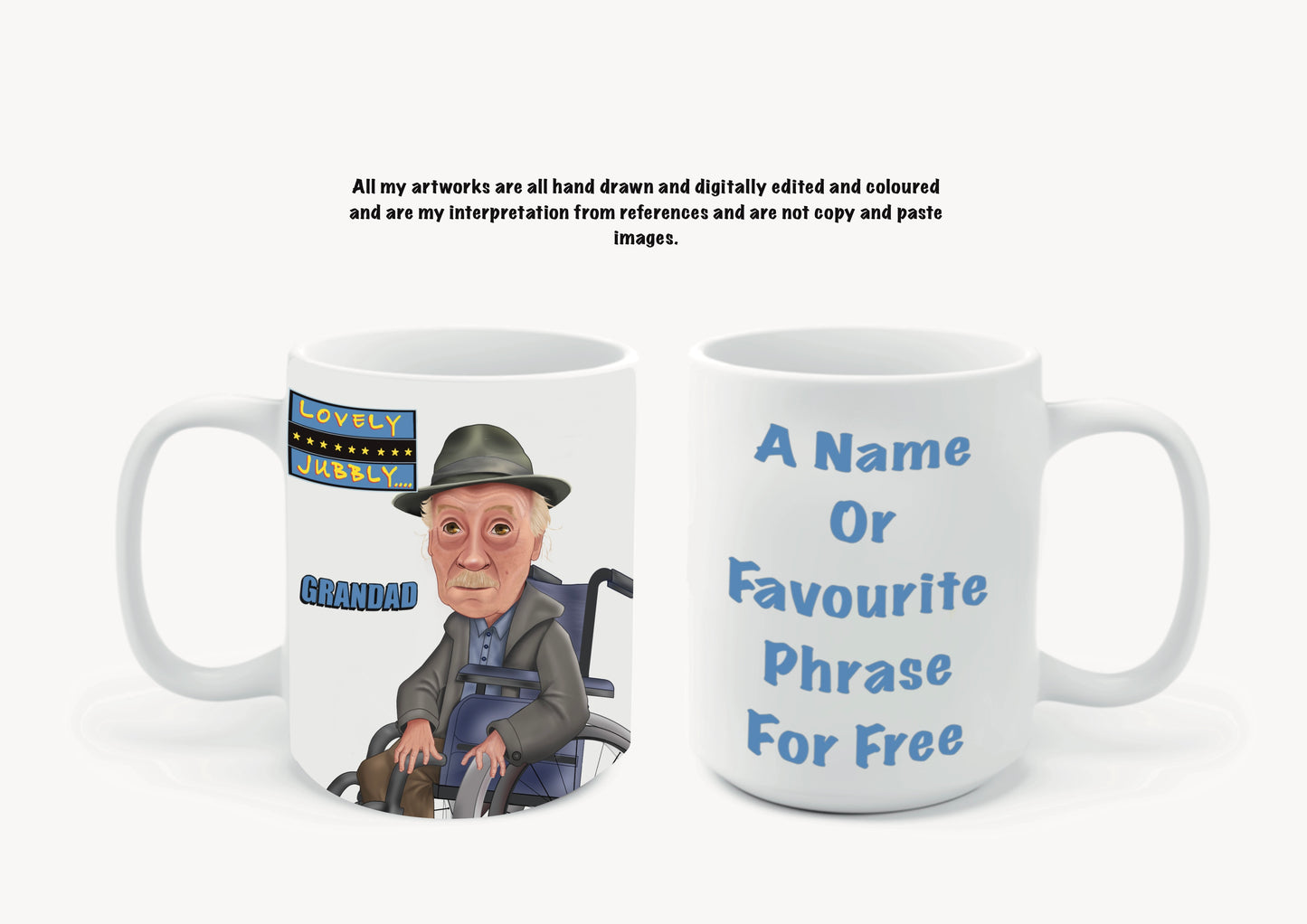 Only Fools And Horses 10oz Mugs add a name for free the trotters