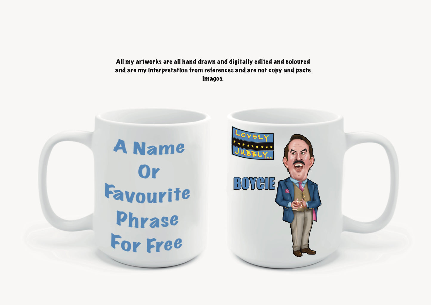 Only Fools And Horses 10oz Mugs add a name for free the trotters