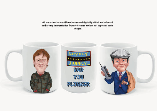 Only Fools And Horses 10oz Mugs add a name for free the trotters