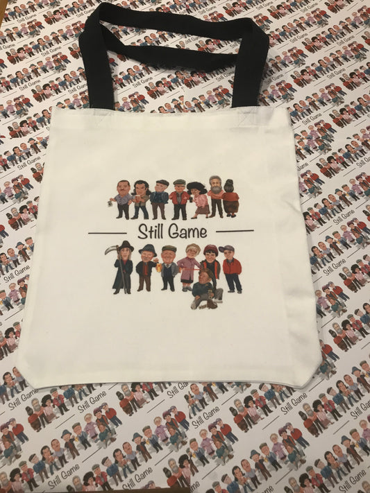 Still Game Tote Bags  14 auld pals together old pals forever