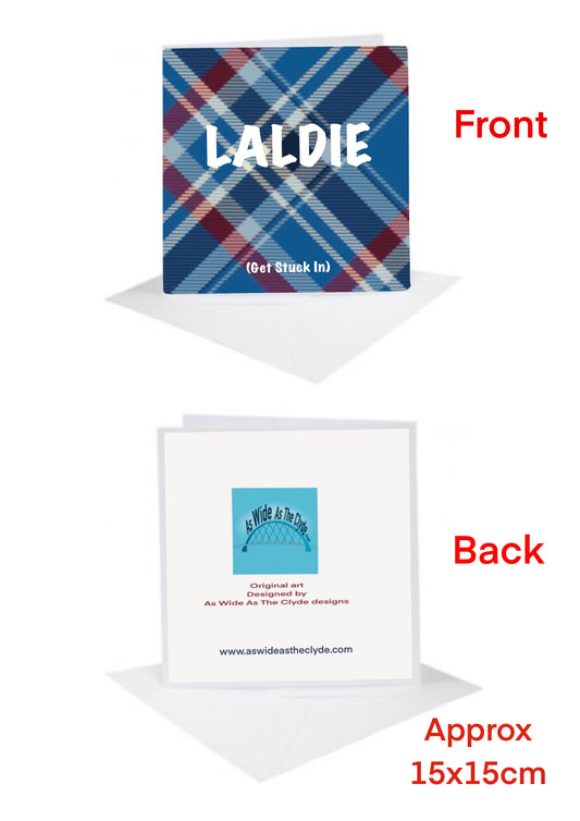 Scottish Slang Cards-Cards Laldie Slang Tartan