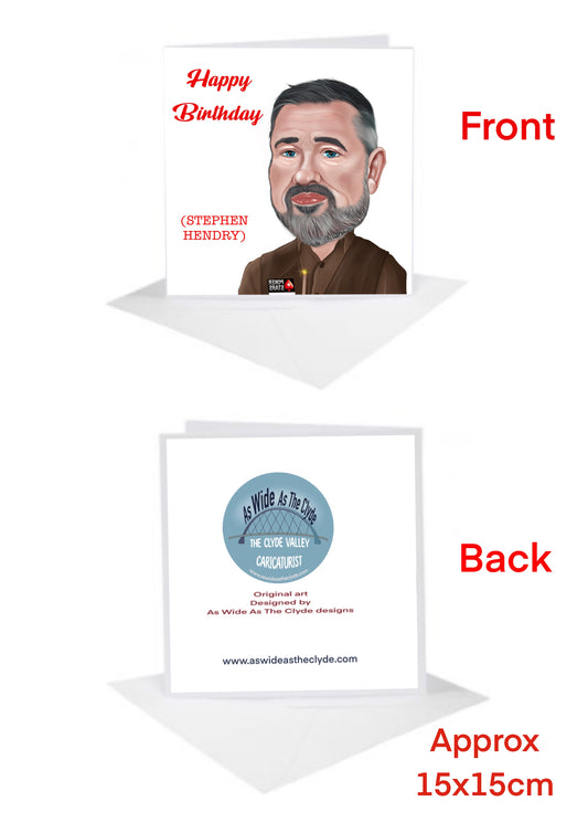 Stephen Hendry Scottish Birthday Cards-Cards