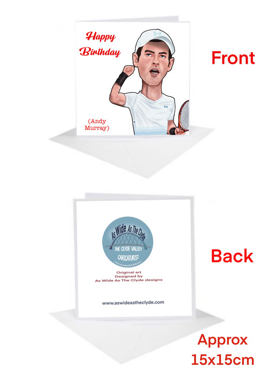 Andy Murray Birthday Cards-Cards Tennis