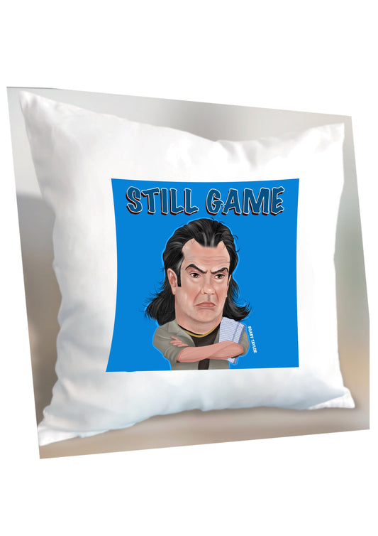 Boaby the barman still game Cushions-Cushions cover