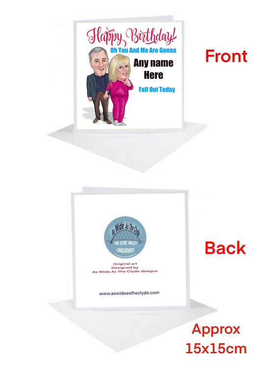 Gavin and Stacey Pam and Mick Birthday Cards-Cards add a name for FREE