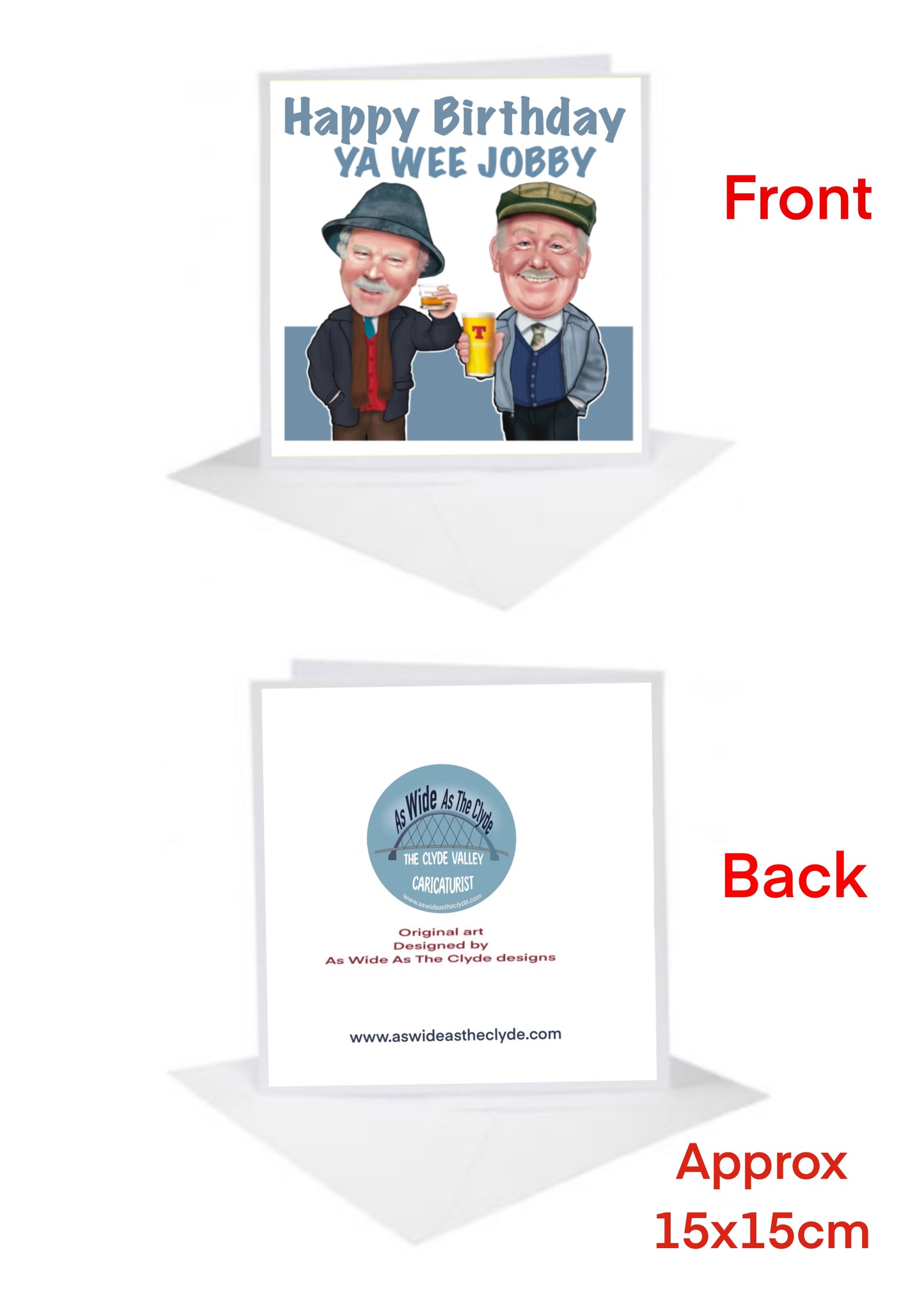 Still Game Jack and Victor ya Wee Jobby Birthday Cards-Cards