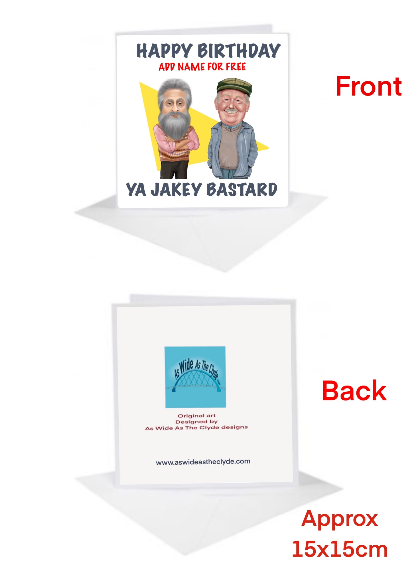 Still Game Jack and Navid Birthday Cards-Cards add a name for FREE-FREE