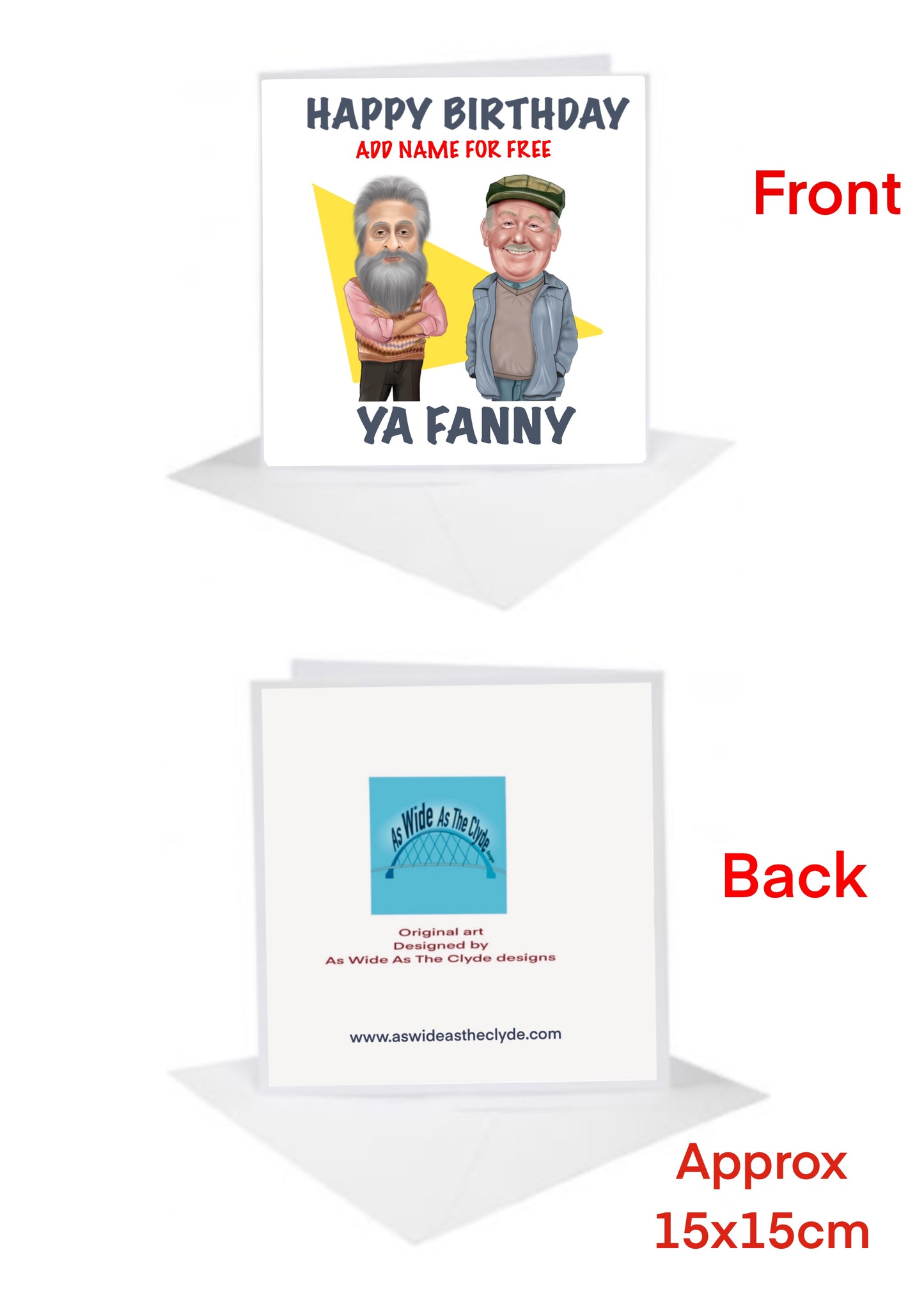 Still Game Jack and Navid Birthday Cards-Cards add a name for FREE-FREE