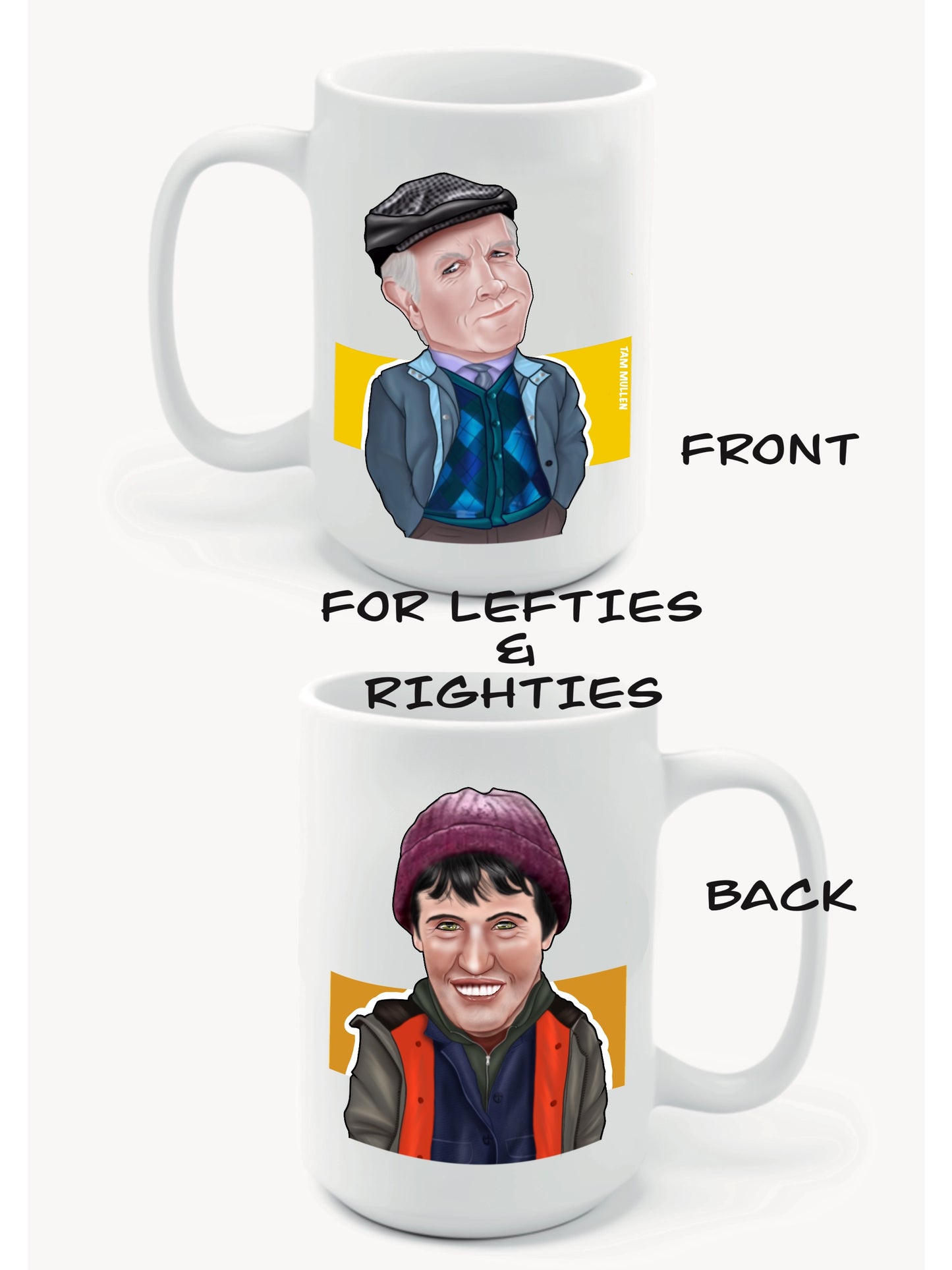 Still game Mugs-Mugs Tam and Methodone Mick