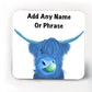 Set of 4 Highland Cow coasters-Coasters add a name or phrase for FREE