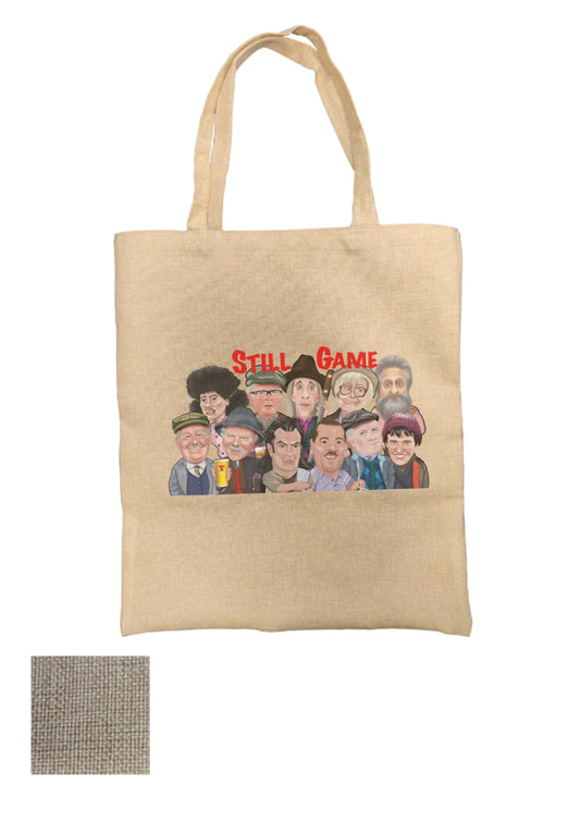 Still Game Tote Bags-Tote Bags #awatc