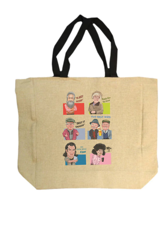 Still Game Character Tote Bags-Tote Bags