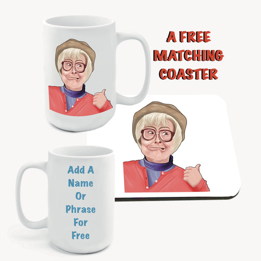Isa Drennan Still Game Mugs-Mugs Auld Pals and get a FREE Coasters-Coasters