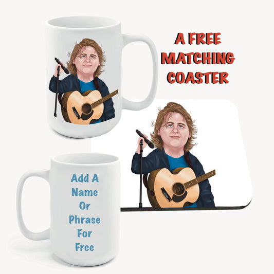 Lewis Capaldi Mugs-Mugs and get a FREE Coasters-Coaster
