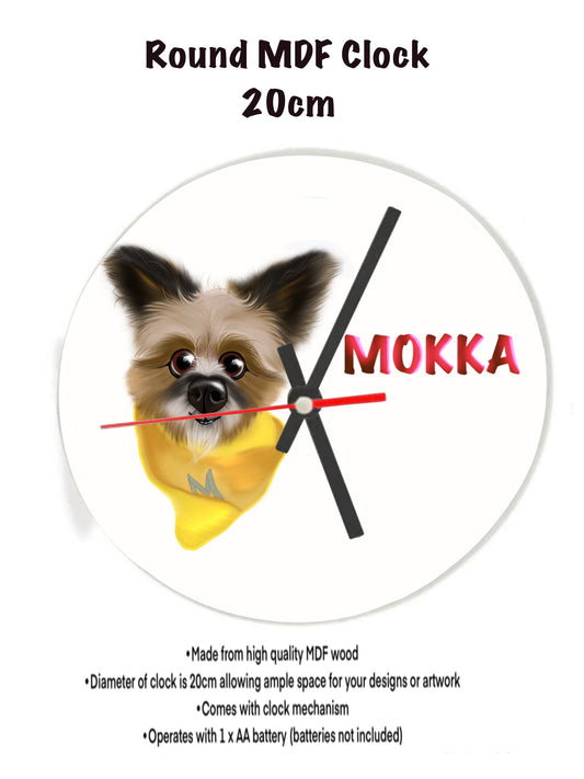 Put your Pet Caricatures on a Clocks-Clocks