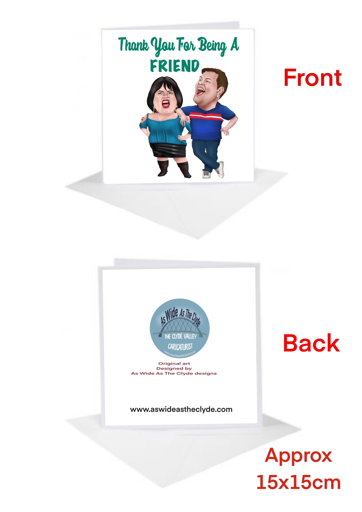 Gavin and Stacey thank you for being a friend Cards-Cards