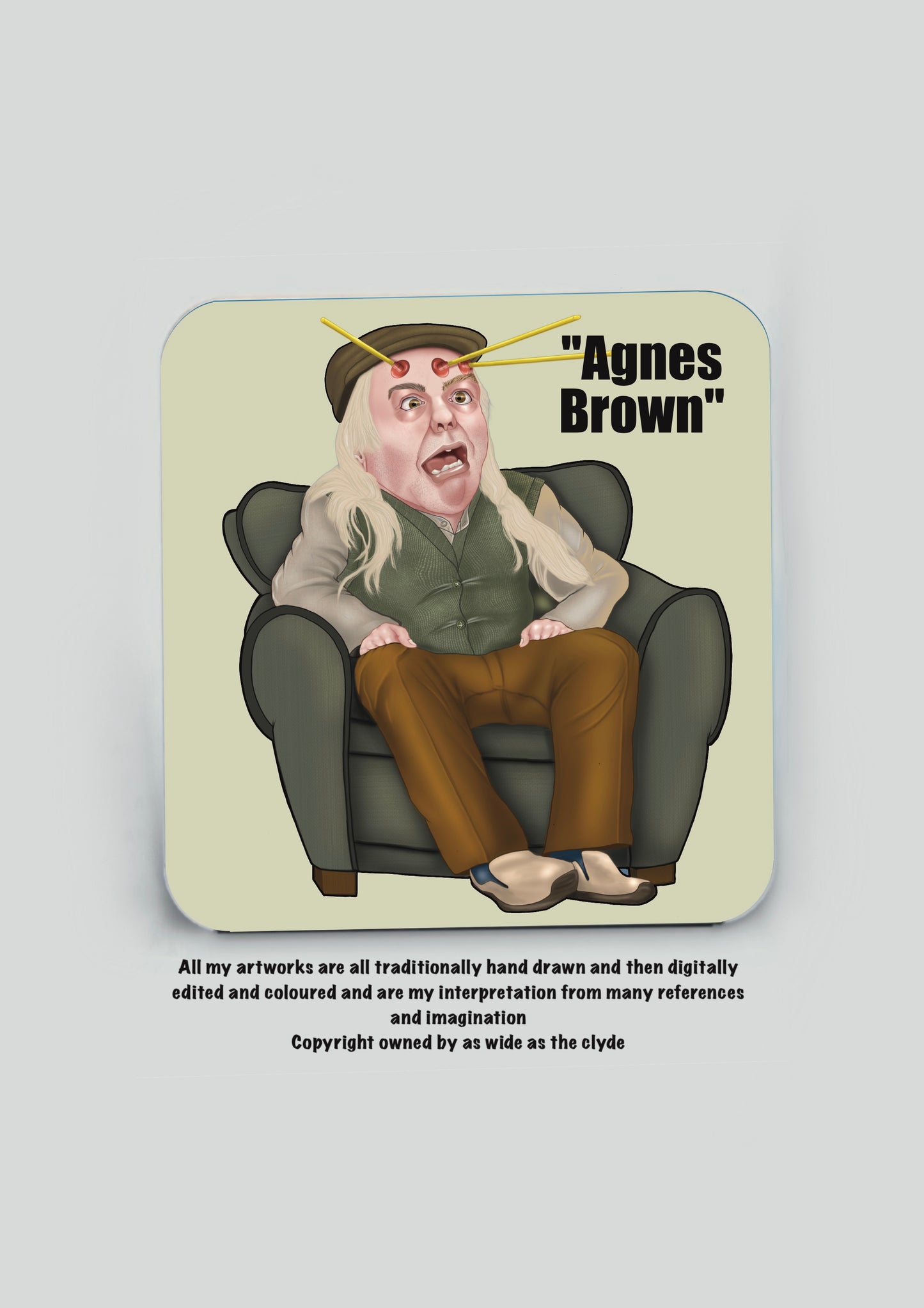 Mrs Browns Boys Coasters Grandad "Agnes Brown"