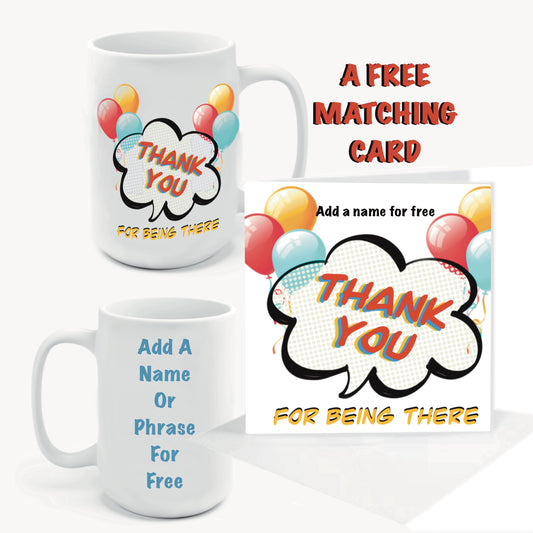 Thank you Mugs-Mugs and get a FREECmatching Cards-Cards add a name for FREE