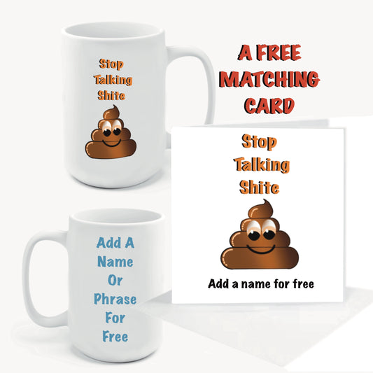 Emoji Pooh Mugs-Mugs and get a FREE matching Cards-Cards