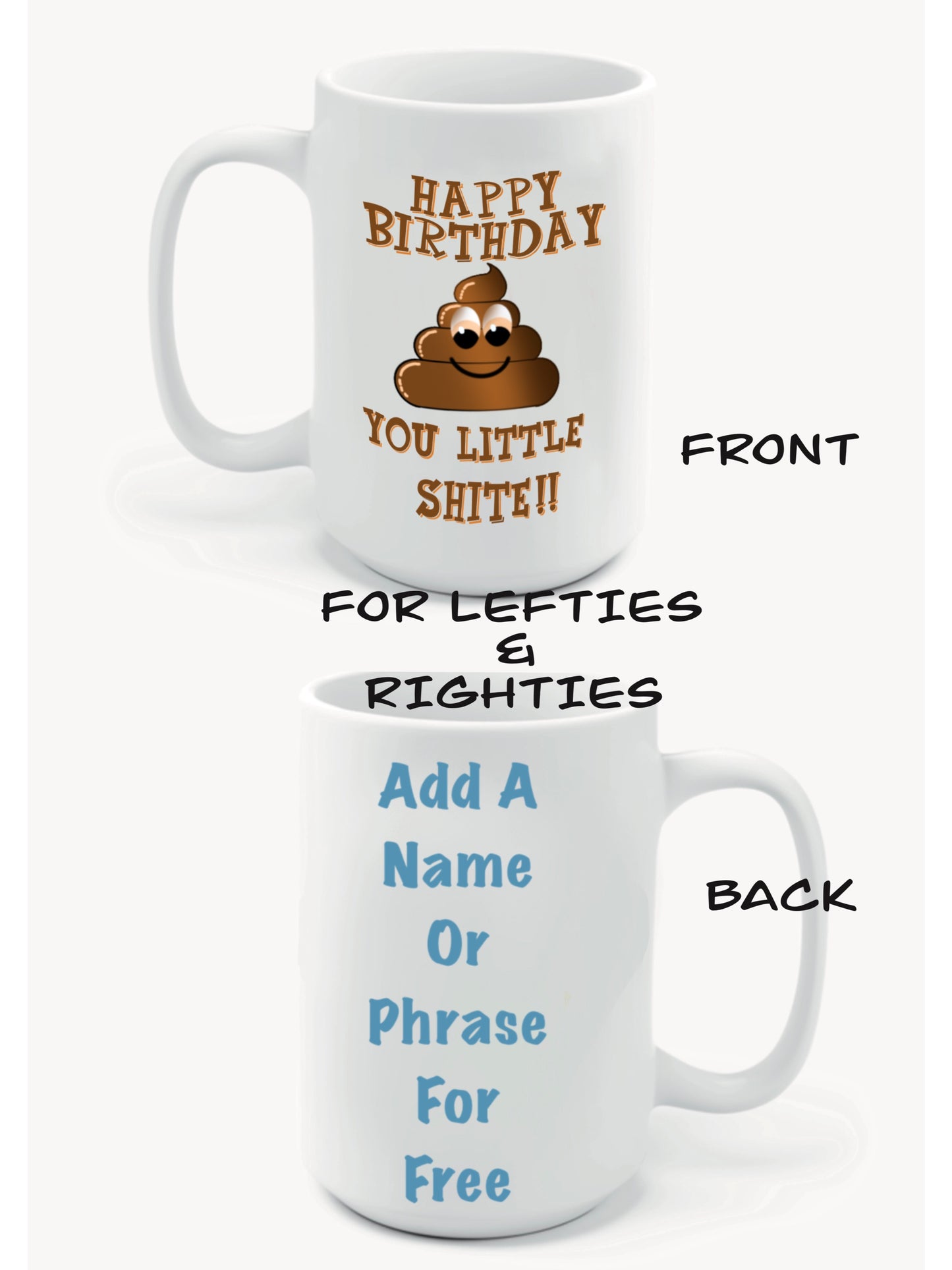 Jobby poop poo Pooh birthday Mugs-Mugs