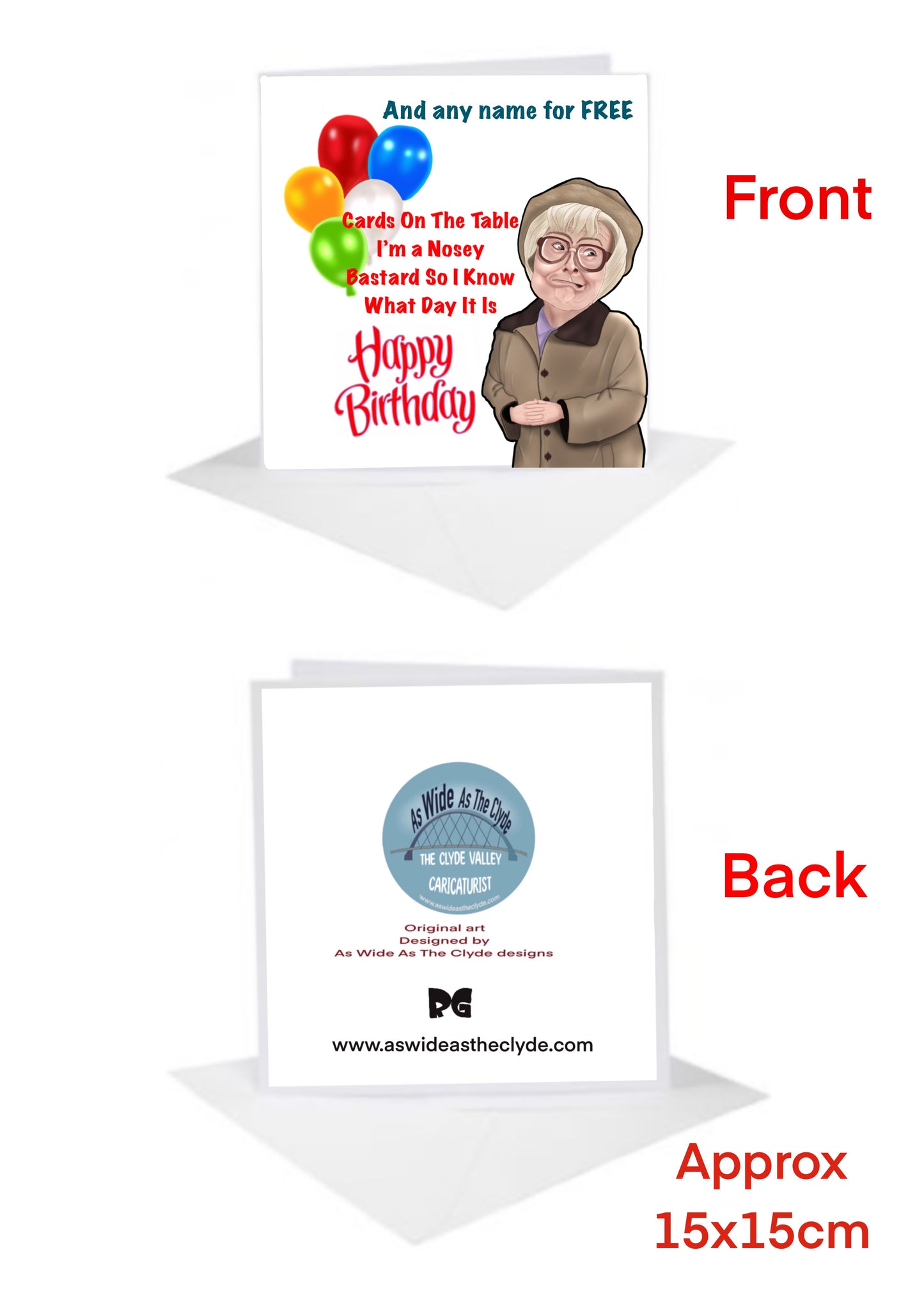 Still Game Isa Birthday Cards-Cards add a name for FREE