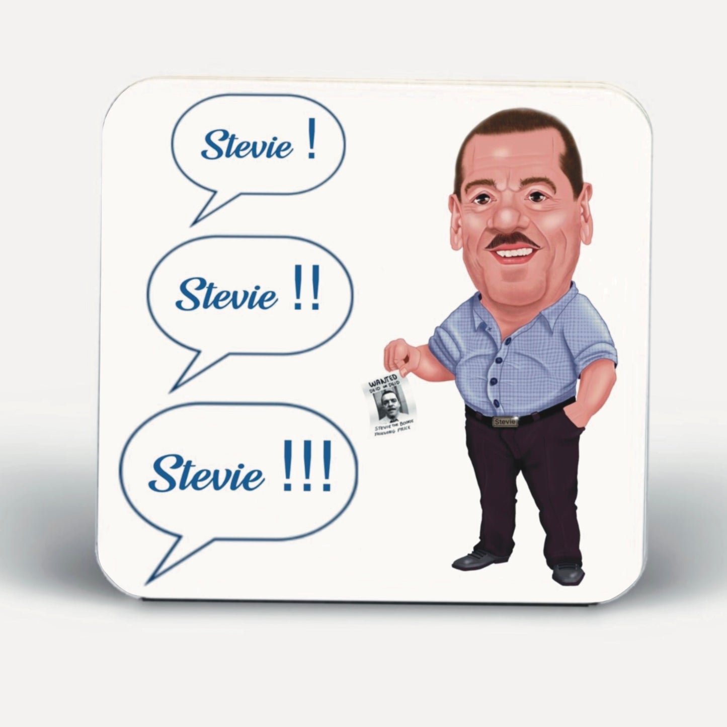 Stevie the bookies from Still Game Coasters-Coasters Auld Pals